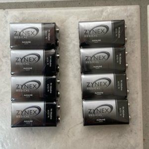 9 Volt Batteries High Performance for Tens Units Household Devices~Lot of 8